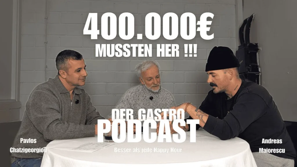 Thumbnail zu Folge 2 · Teil 2: 400.000 € mussten her!, zu Gast Reiner Bocka · Café Galao