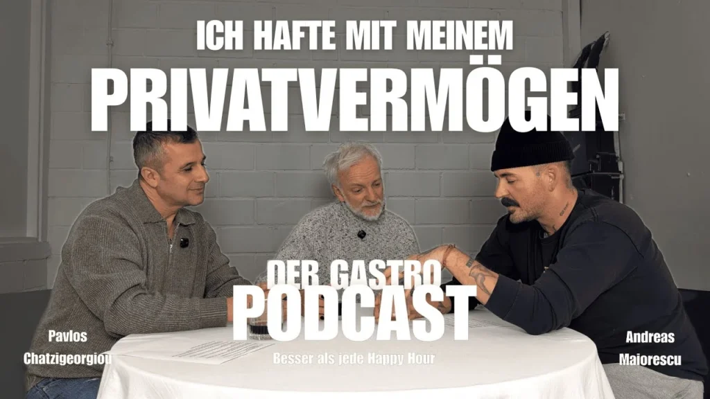 Thumbnail zu Folge 2 · Teil 1: Ich hafte mit meinem Privatvermögen!, zu Gast Reiner Bocka · Café Galao